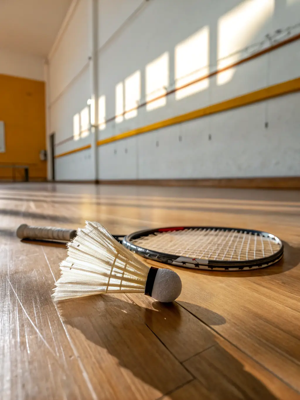 A set of VS Pro Series Shuttlecocks arranged neatly, with one shuttlecock in mid-flight, demonstrating their consistent flight and durability.